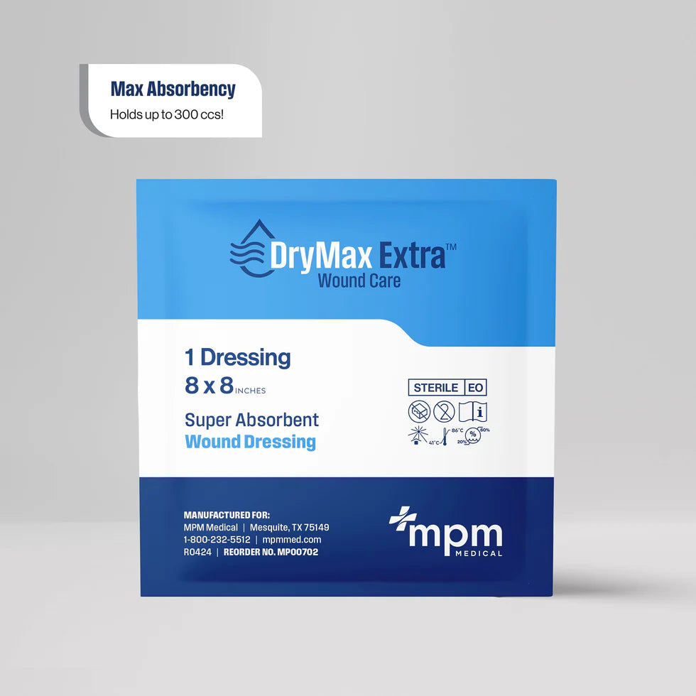 DryMax Extra | Super Absorbent Dressing | Wound Care| MPM Medical