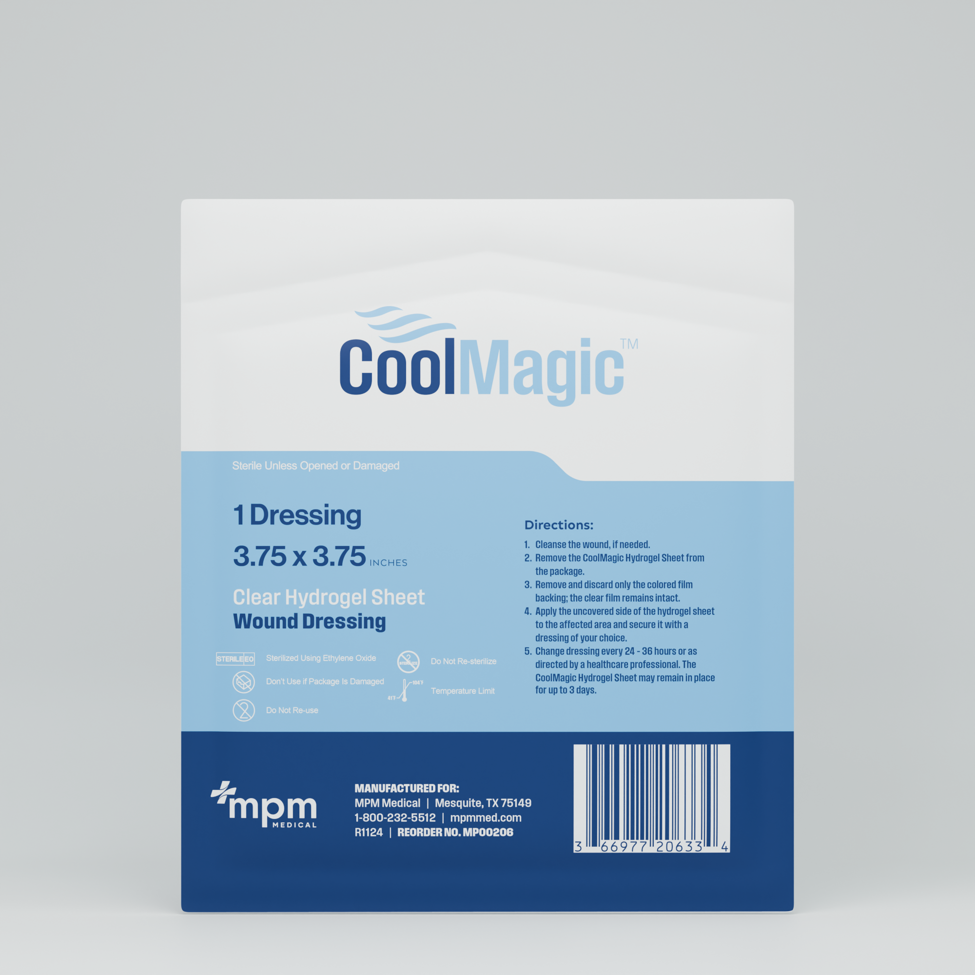 CoolMagic | Hydrogel Sheet Dressing | Wound Care | MPM Medical CoolMagic | Hydrogel Sheet Dressing | Wound Care | MPM Medical