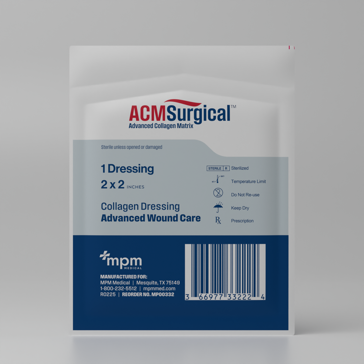 ACM Antibacterial Surgical Collagen Powder | Wound Care | MPM Medical