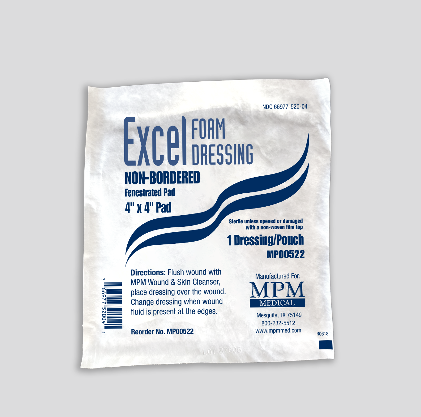 bordered foam dressing Excel Foam Dressing
