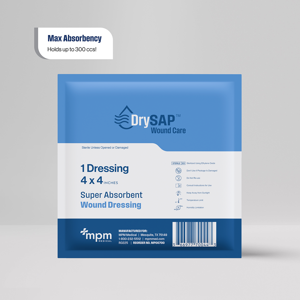 DrySAP | Super Absorbent Dressing