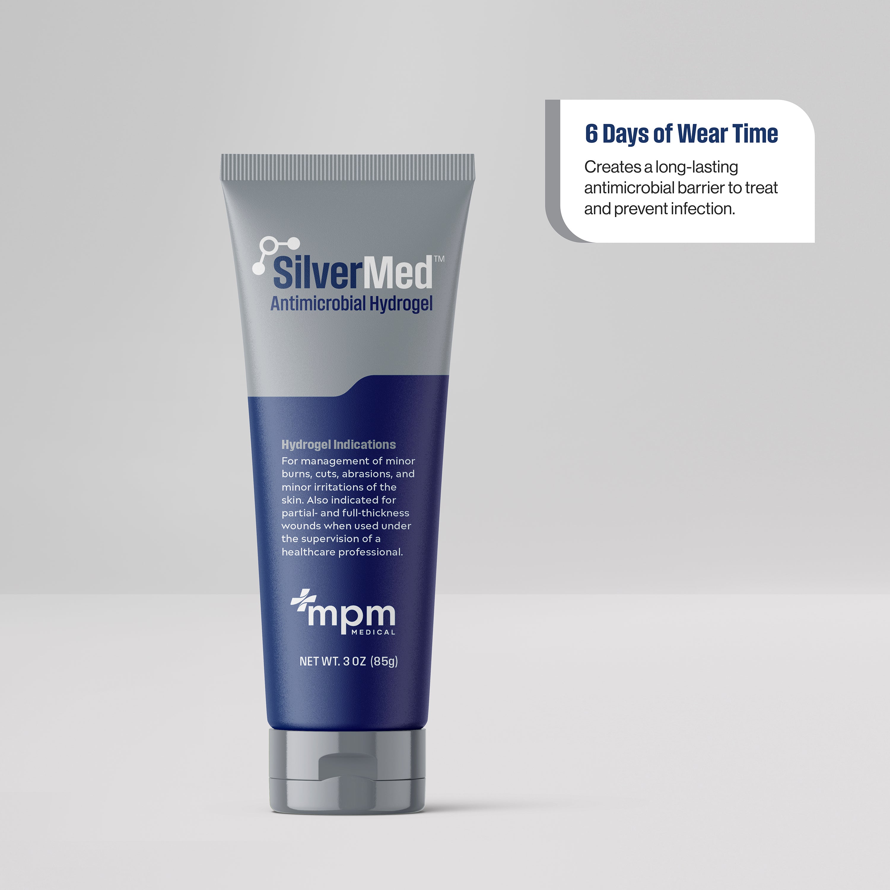 hydrogel with silver dressing GEMCORE360 Silver Hydrogel Dressing