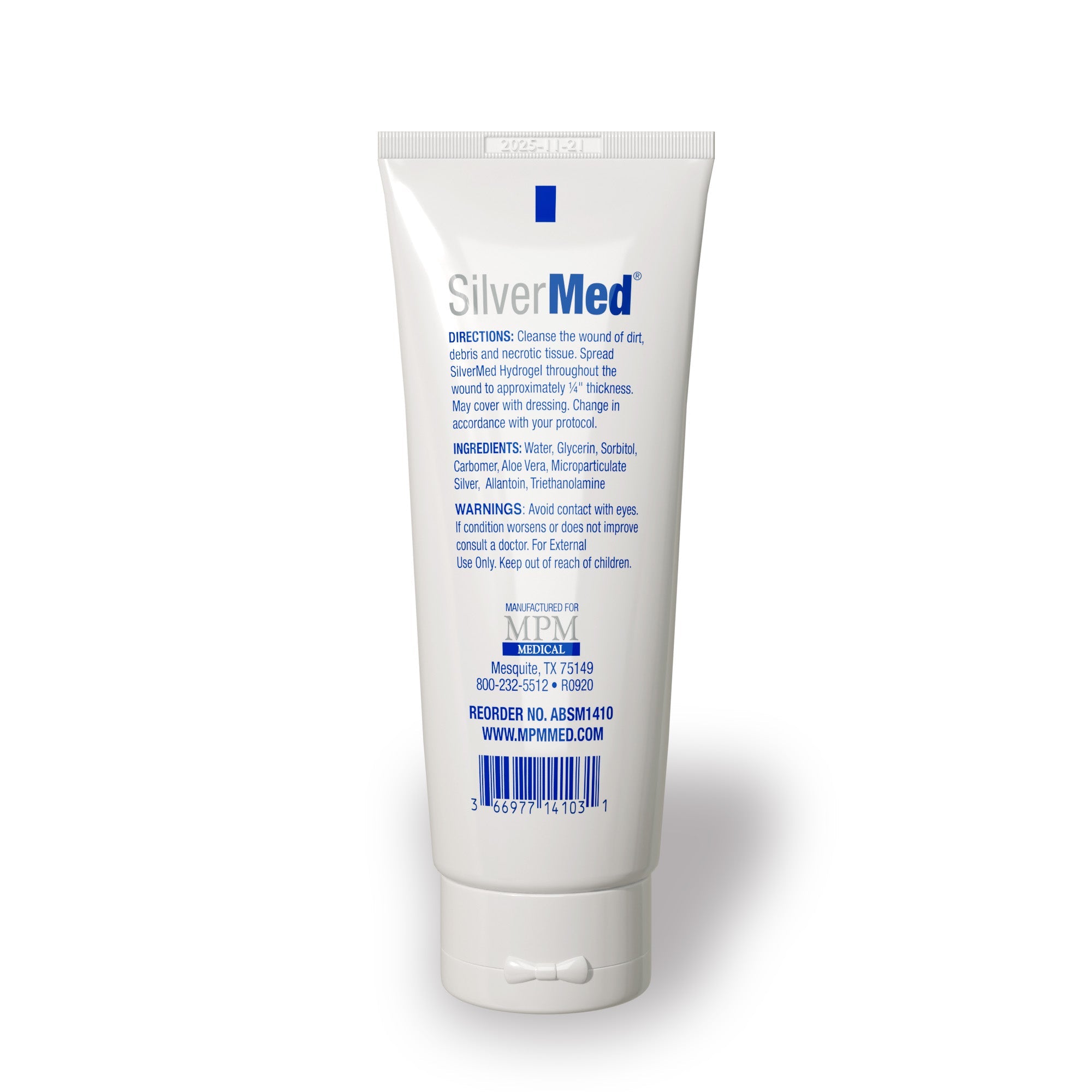 ボディ・フェイスケア SILVER REED SilverMed Antimicrobial Silver Hydrogel Wound Dressing | MPM Medical