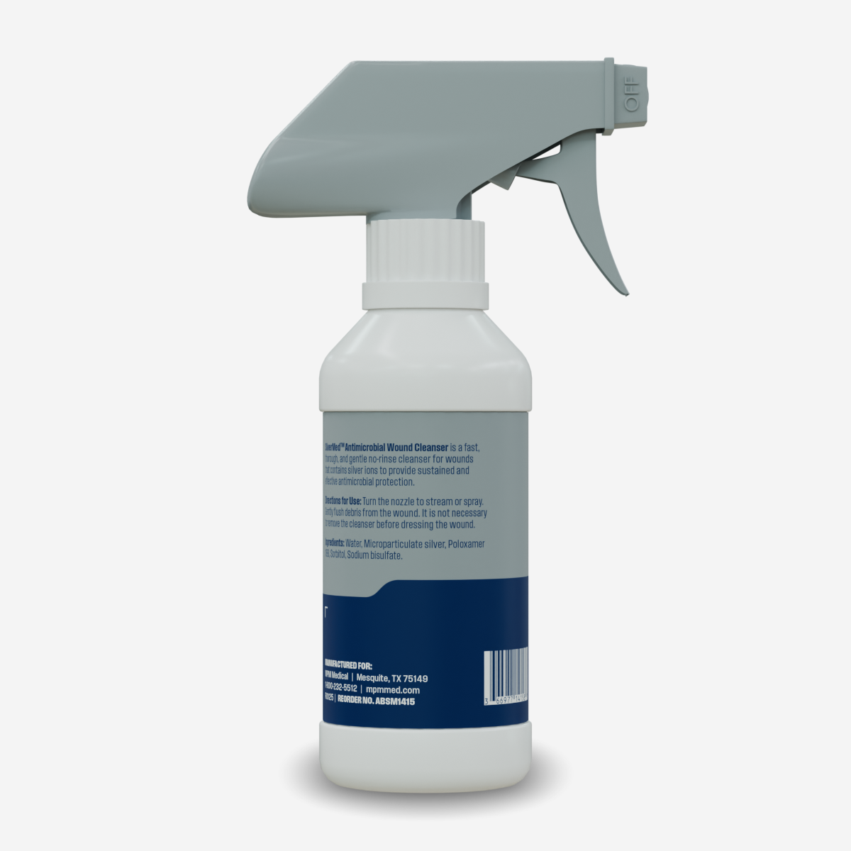 SilverMed Antimicrobial Wound Cleanser for Burns | MPM Medical SilverMed Antimicrobial Wound Cleanser for Burns | MPM Medical