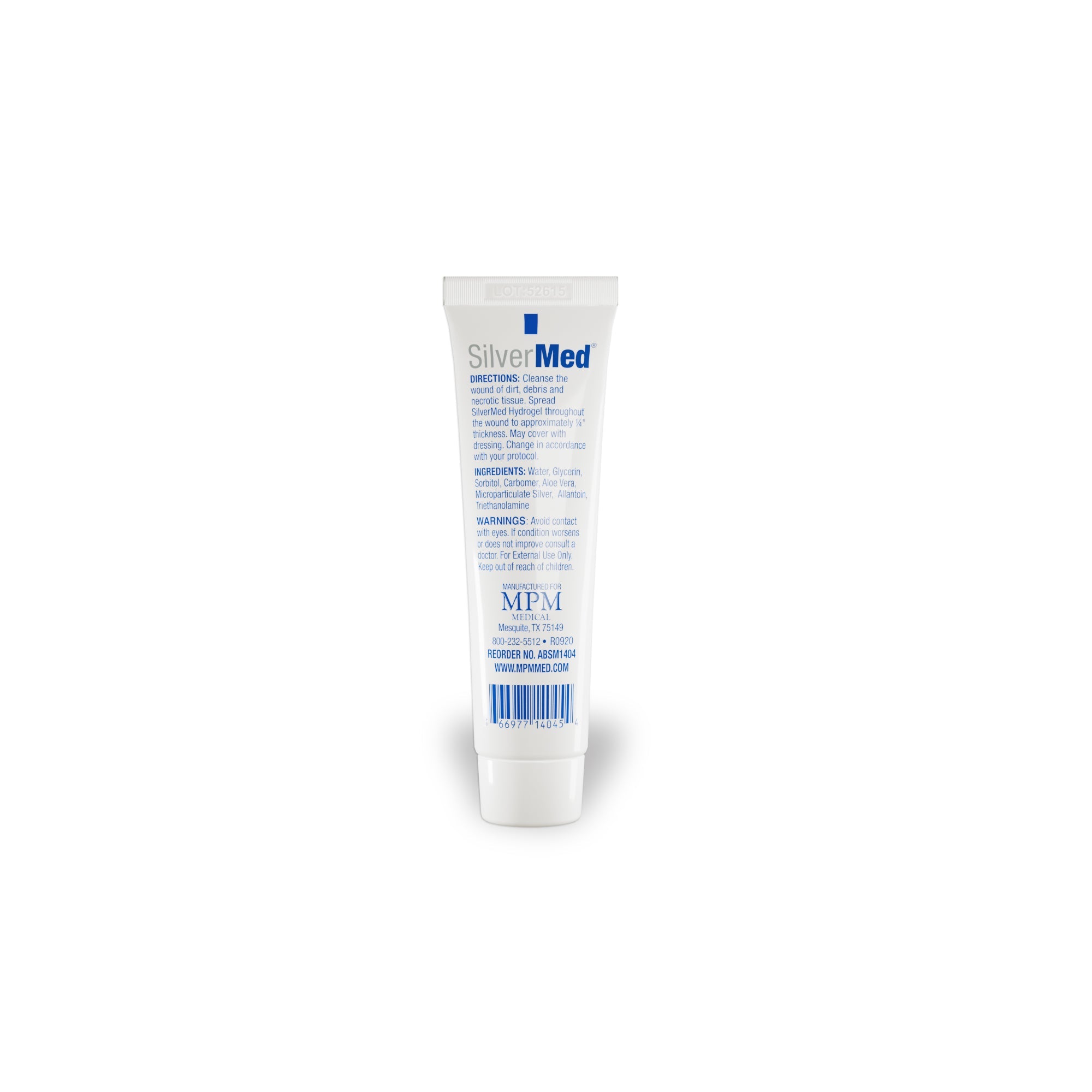silver hydrogel dressing SilverMed Antimicrobial Hydrogel