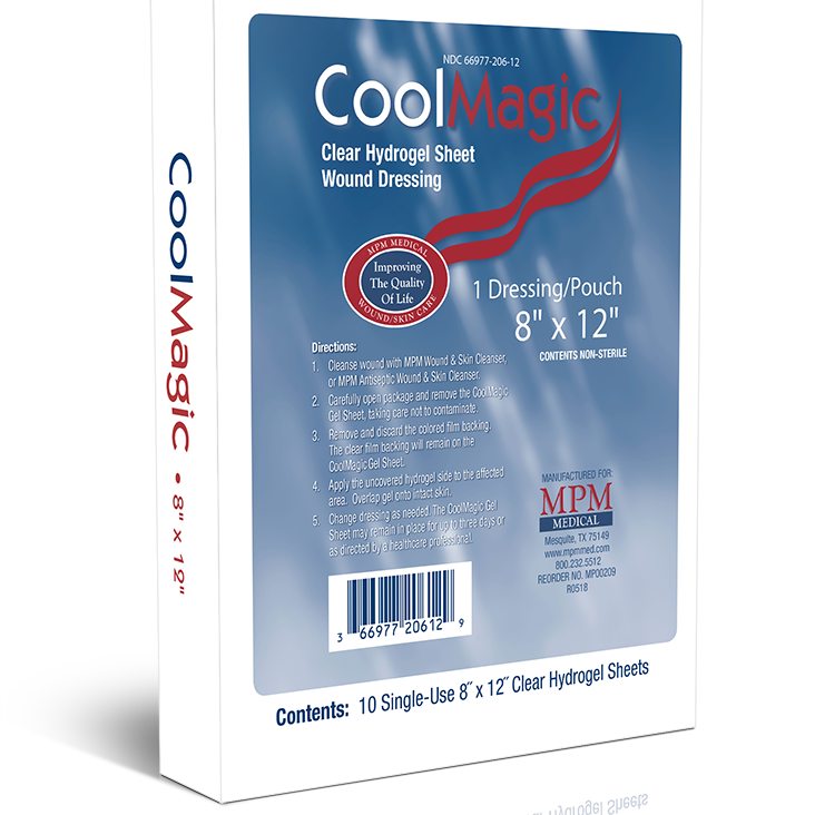 CoolMagic Hydrogel Sheet Dressing - MPM Medical
