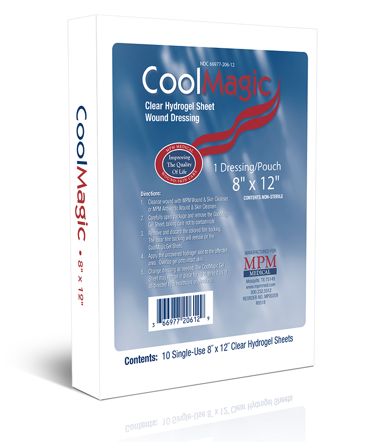 CoolMagic Hydrogel Sheet Dressing - MPM Medical