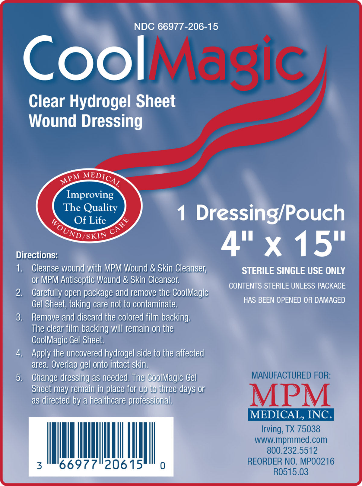 CoolMagic | MPM Medical | Wound Dressing