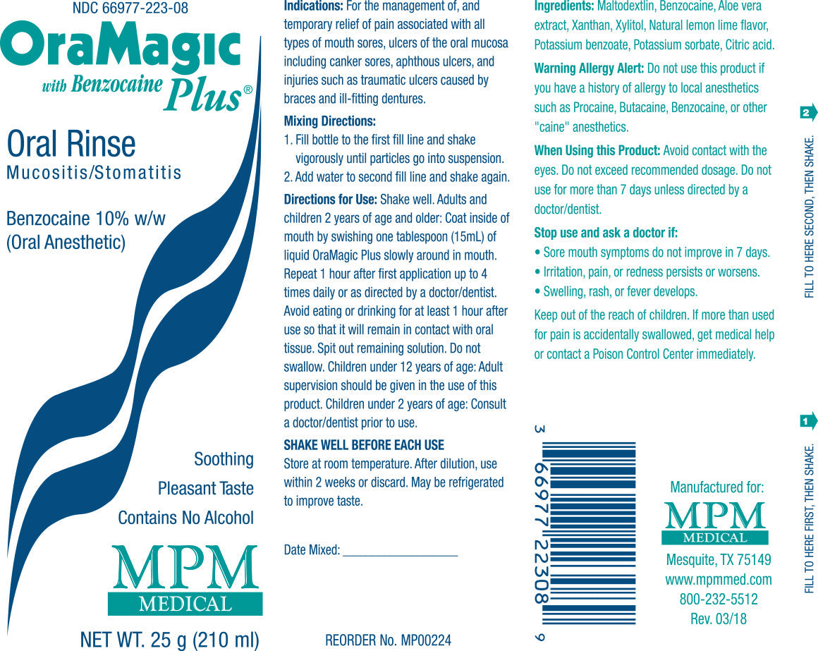 OraMagic Plus Oral Wound Rinse | Antiseptic Mouthwash | MPM Medical