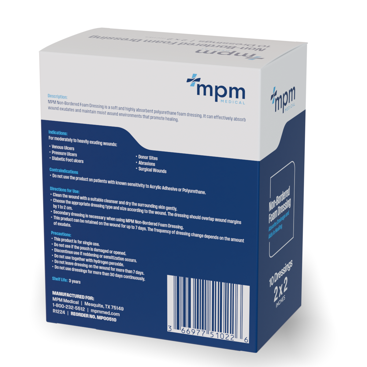 Foam Dressings Non-Bordered