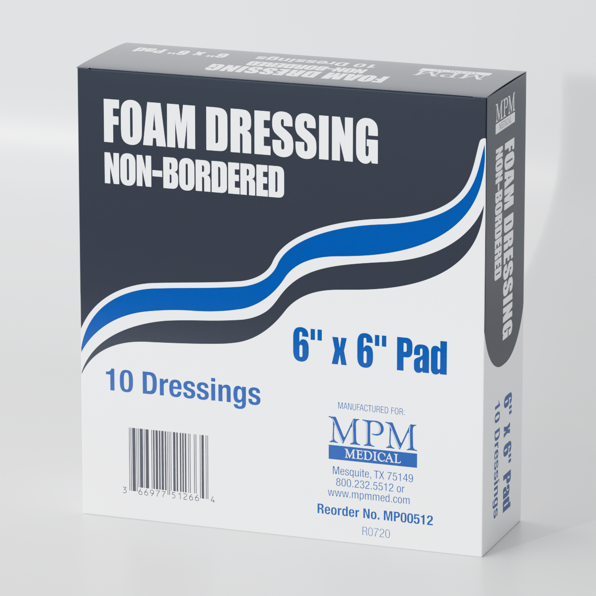 Non-Bordered Foam Dressings for Wound Care
