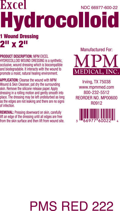 Excel Hydrocolloid - MPM Medical