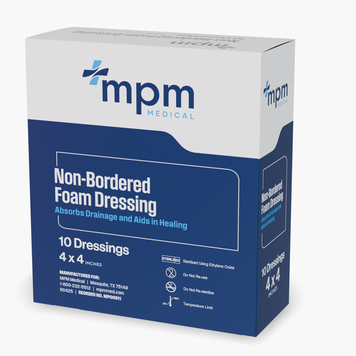 Non-Bordered Foam Dressings for Wound Care | MPM Medical Non-Bordered Foam Dressings for Wound Care | MPM Medical